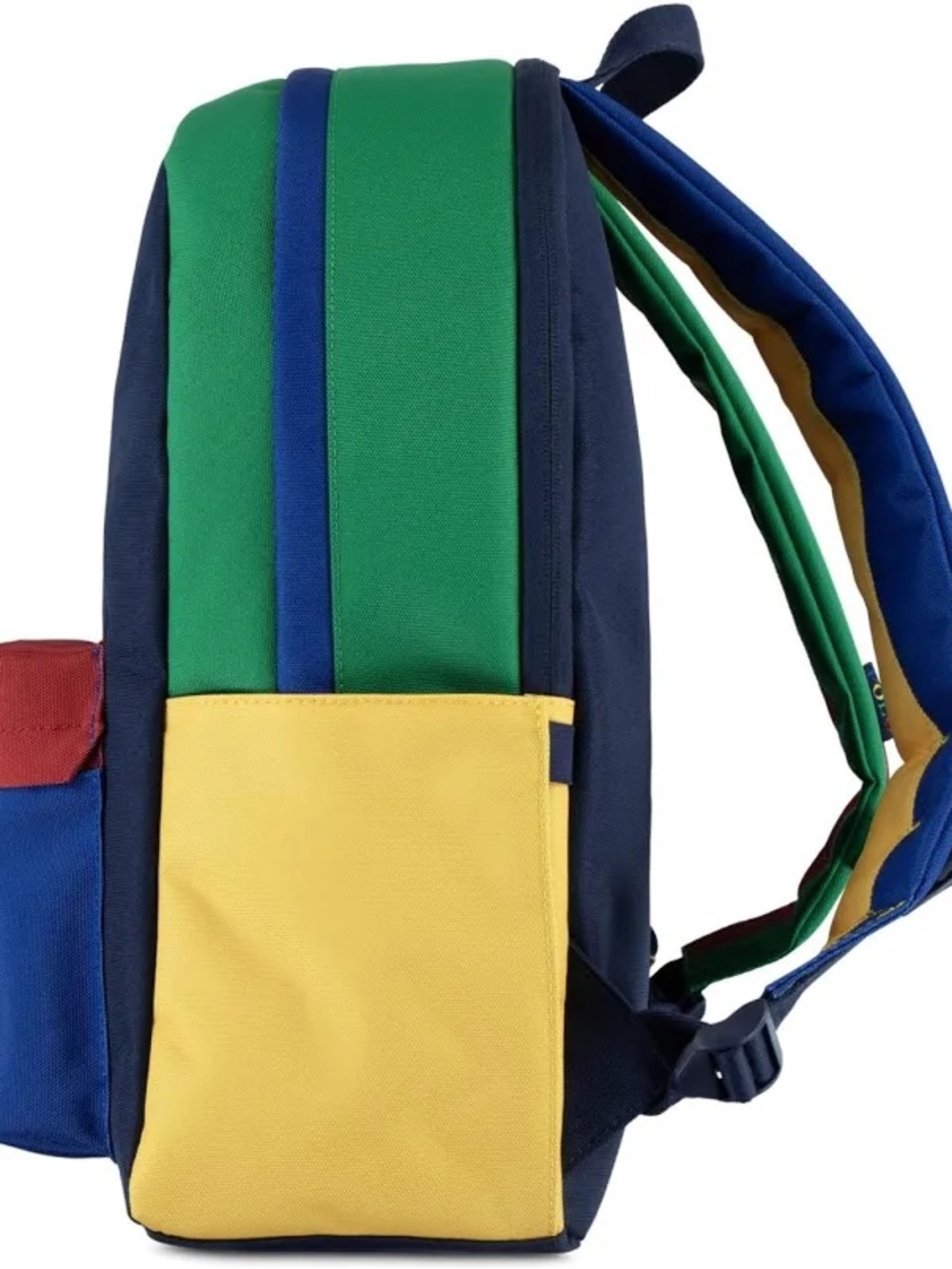 Polo Ralph Lauren Colorblock Multi-Color Backpack Bag Navy/Multicolor - Picture 4 of 8